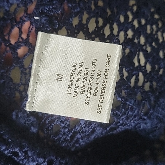 Navy Blue Women's Sweater Size M - Picture 8 of 9